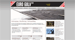 Desktop Screenshot of eurogulv.no